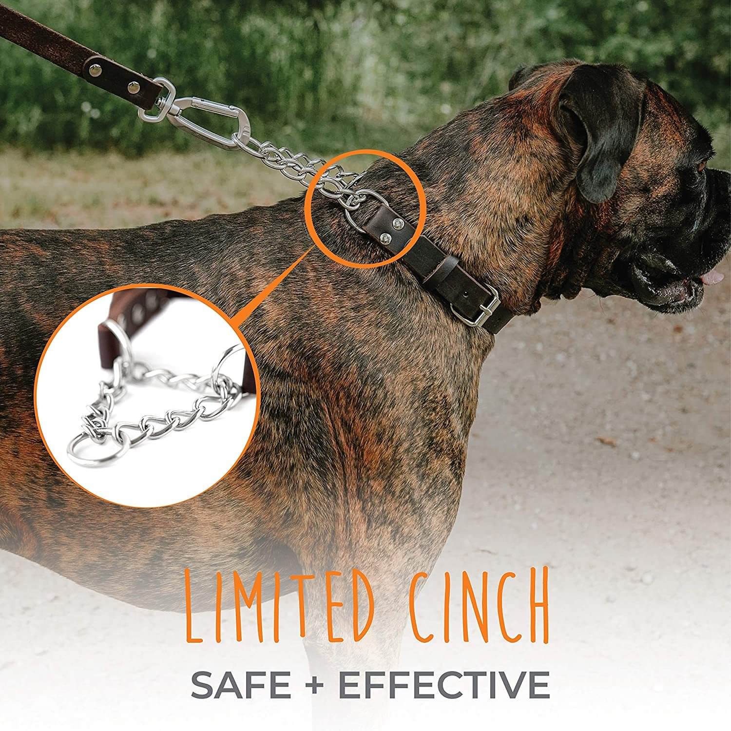 Choke Collar for Dogs with Metal Buckle Reflective Stitching for Safety Prong Collar for Dogs Adjustable Nylon Straps Pinch Collars for Dogs Large Medium Small 